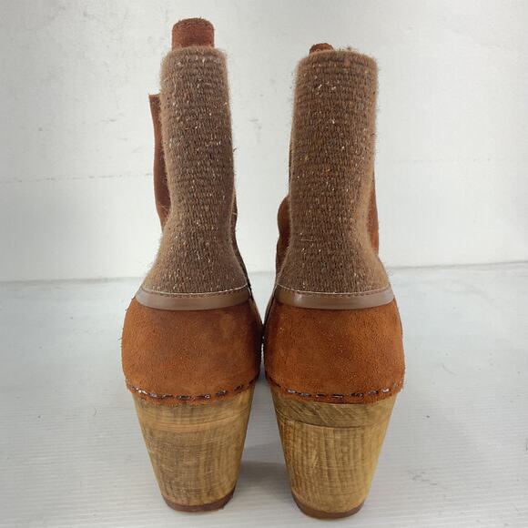 Sanita Brown Suede Ankle Boots - Picture 3 of 6